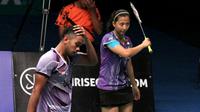 Ganda campuran, Edi Subaktiar/Richi Puspita Dili, kandas di babak semifinal Indonesian Masters 2016 di Balikpapan, Sabtu (10/9/2016). (PBSI)