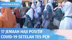 Jemaah haji asal Jawa Timur yang terkonfirmasi positif Covid-19 terus bertambah. Terbaru delapan orang positif Covid-19, sehingga total 17 jemaah haji terinfeksi Covid-19.