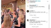Reuni di Karpet Merah Oscar 2025, Halle Berry Cium Bibir Adrien Brody Disaksikan Kekasihnya