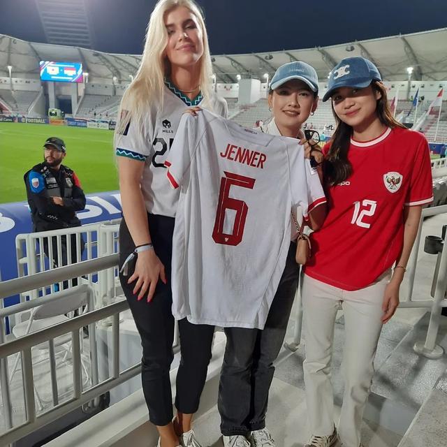 Suporter Timnas Indonesia di Qatar