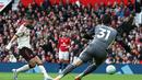 Sadar butuh gol cepat, Liverpool langsung tancap gas pada awal babak kedua. Hasilnya hingga menit ke-56 Liverpool berhasil menyamakan kedudukan lewat gol Dominik Szoboszlai dan Cody Gakpo. (AFP/Darren Staples)