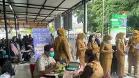 Cek kesehatan gratis di Jakarta (Liputan6.com/ Winda Nelfira)