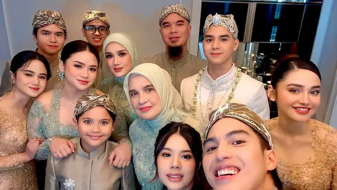 Adik Kandung dan Sambung Al Ghazali di Momen Akad Nikahnya