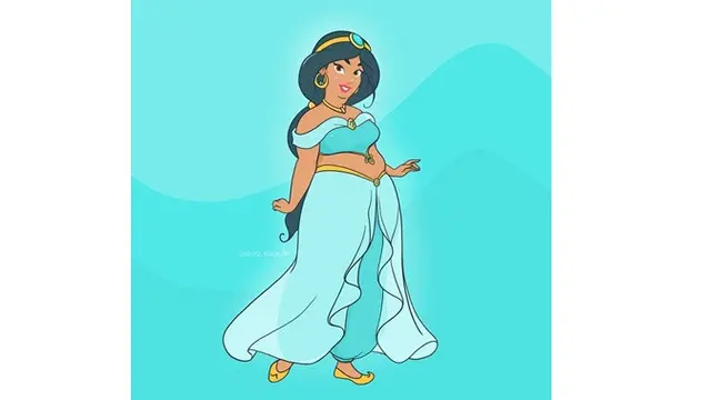 7 Ilustrasi Karakter Disney Jadi Model Plus Size Ini Tetap Memesona