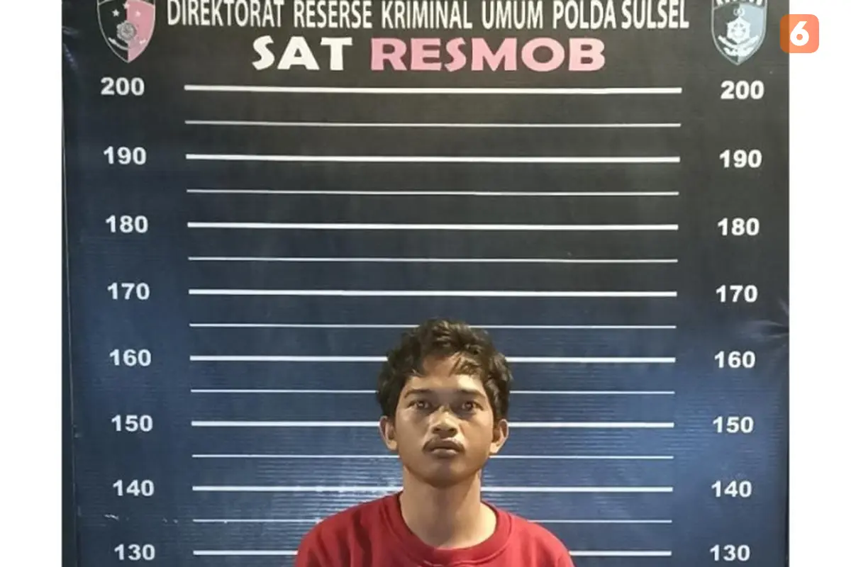 AA (19) begal sadis yang kerap resahkan warga Makassar dan Maros (Liputan6.com/Fauzan)