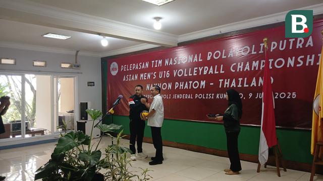 Pelepasan Timnas Bolavoli Putra U-16 menuju Asian Men's U-16 Volleyball Championship 2025