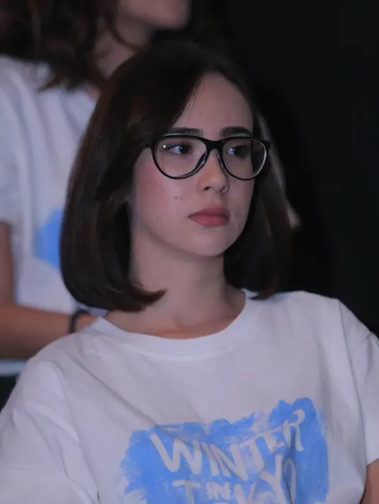 "Dalam film ini karakter aku sebagai Keiko. Awalnya agak susah karena dari skenario pakai bahasa baku dan bahasa Jepang, jadi aku harus belajar bahasa Jepang juga," tutur Pamela Bowie. (Andy Masela/Bintang.com)