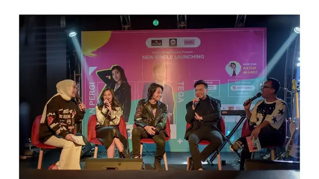 Terjun ke Dunia Tarik Suara, Ini 6 Momen Launching Single Shakiena Adik Kiesha Alvaro
