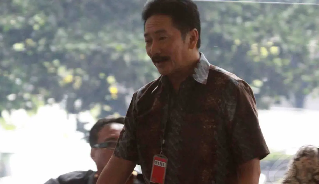 Politikus Partai Golkar itu enggan banyak berkomentar, Jakarta, Jumat (13/6/14). (Liputan6.com/Johan Tallo)
