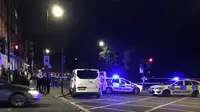 Lokasi serangan penusukan di Russell Square, London (Twitter/politicallord)