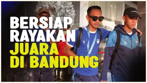 VIDEO: Gembira Bercampur Lelah, Pemain Persib Bandung Tinggalkan Surabaya untukRayakanJuara