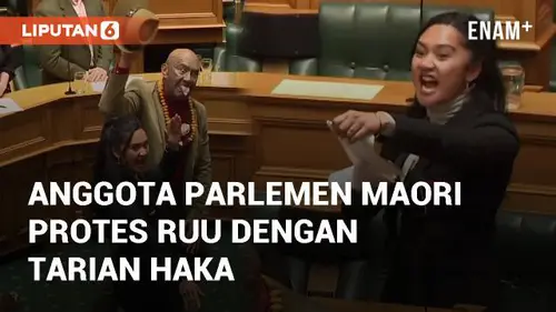 VIDEO: Detik-detik Anggota Parlemen Maori Protes RUU dengan Tarian Haka