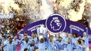 Manchester City - Klub yang menyandang status paling boros dalam satu dekade terakhir adalah Manchester Biru. Transformasi City menjadi raksasa di Liga Inggris telah menelan banyak biaya. Tercatat tim Sultan ini telah menggelontorkan dana hingga 1,51 miliar euro. (Peter Powel/Pool via AP)