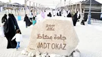 Pasar Ukaz menjadi salah satu sejarah Islam di Arabu Saudi. (www.haji.kemenag.go.id)