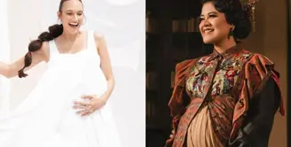 Lihat di sini beberapa potret gaya unik para public figure lakukan maternity shoot.