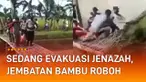 Kejadian tidak diinginkan dialami oleh petugas ketika sedang mengevakuasi jenazah.