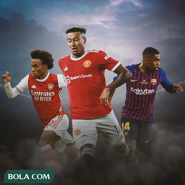 Ilustrasi - Willian, Jesse Lingard, Malcom