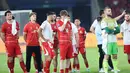 Penyelesaian akhir Timnas Indonesia masih belum maksimal hingga memasuki menit akhir. Tampak dalam foto, ekspresi penyerang Timnas Indonesia, Ole Romeny (tengah) usai laga final FIFA Series 2026 melawan Bulgaria di Stadion Utama Gelora Bung Karno (SUGBK), Jakarta, Senin (30/3/2026) malam WIB. (Bola.com/M. Iqbal Ichsan)