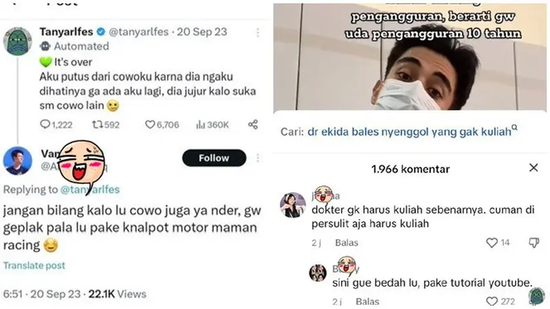 6 Balasan Cuitan Netizen Terbawa Emosi Ini Kocak Sekaligus Bikin Elus Dada