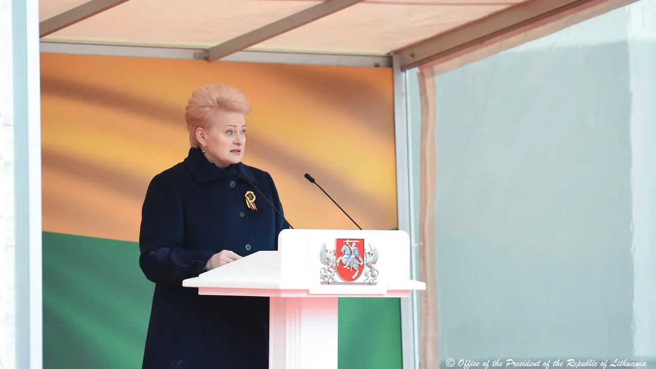 Presiden Lithuania, Dalia Grybauskaitė. (Dokumentasi Office of The Republic of Lithuania)