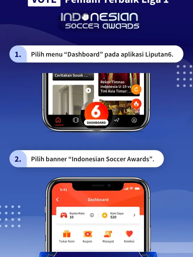 Infografis Indonesia Soccer Awards 2019