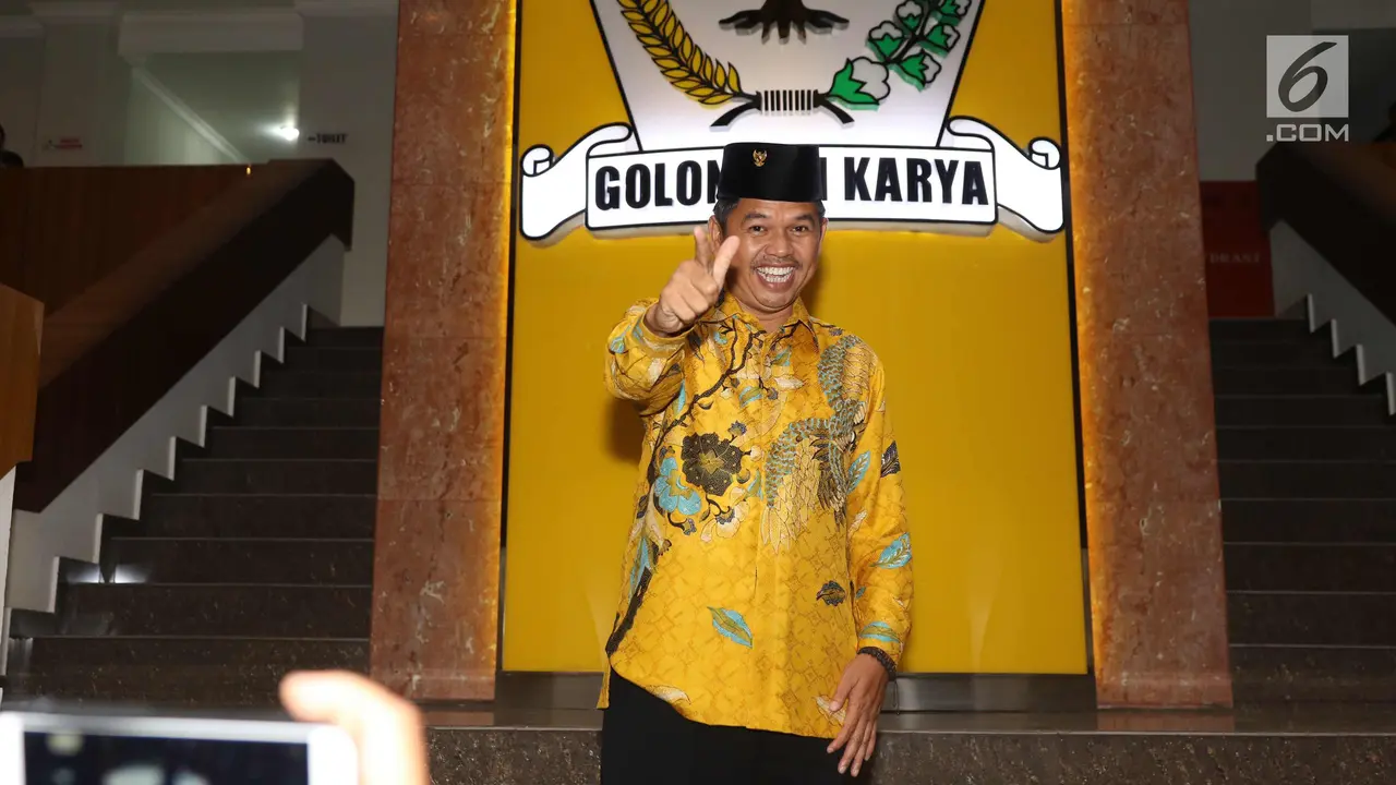 Ketua DPD partai Golkar Dedi Mulyadi