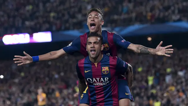 Ragam Gaya Selebrasi Gol Neymar Saat di Barcelona