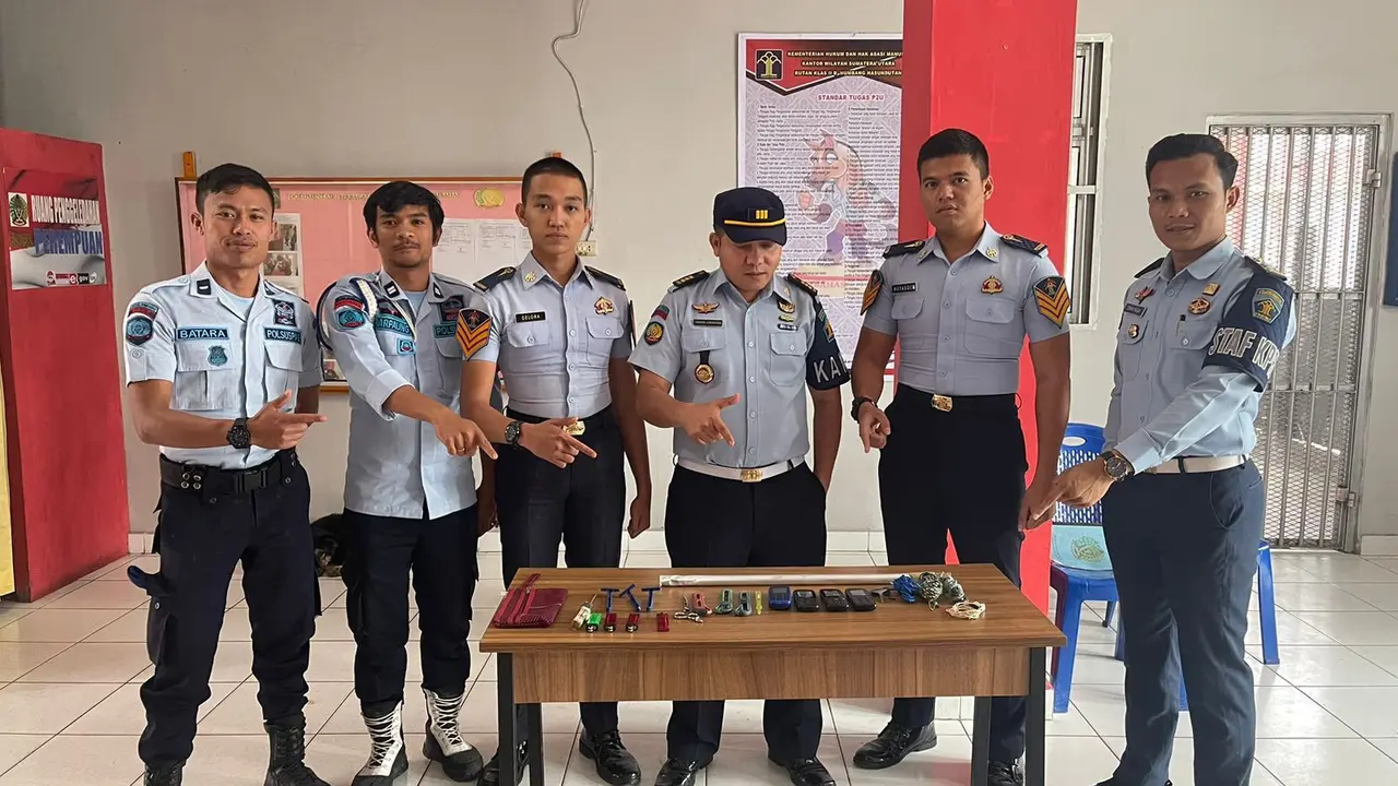 Rutan Klas IIB Humbang Hasundutan (Humbahas) Kanwil Kemenkumham Sumatera Utara (Sumut) memperingati Hari Anti Narkotika Internasional (HANI) atau International Day against Drug Abuse and Illicit Trafficking (Istimewa)