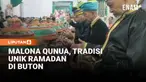 Warga eks Kesultanan Buton di Kelurahan Baadia, Kota Baubau, Sulawesi Tenggara, menggelar tradisi Malona Qunua atau malam qunut Ramadan di Masjid Quba, sebuah masjid tua peninggalan Sultan Buton ke-29.