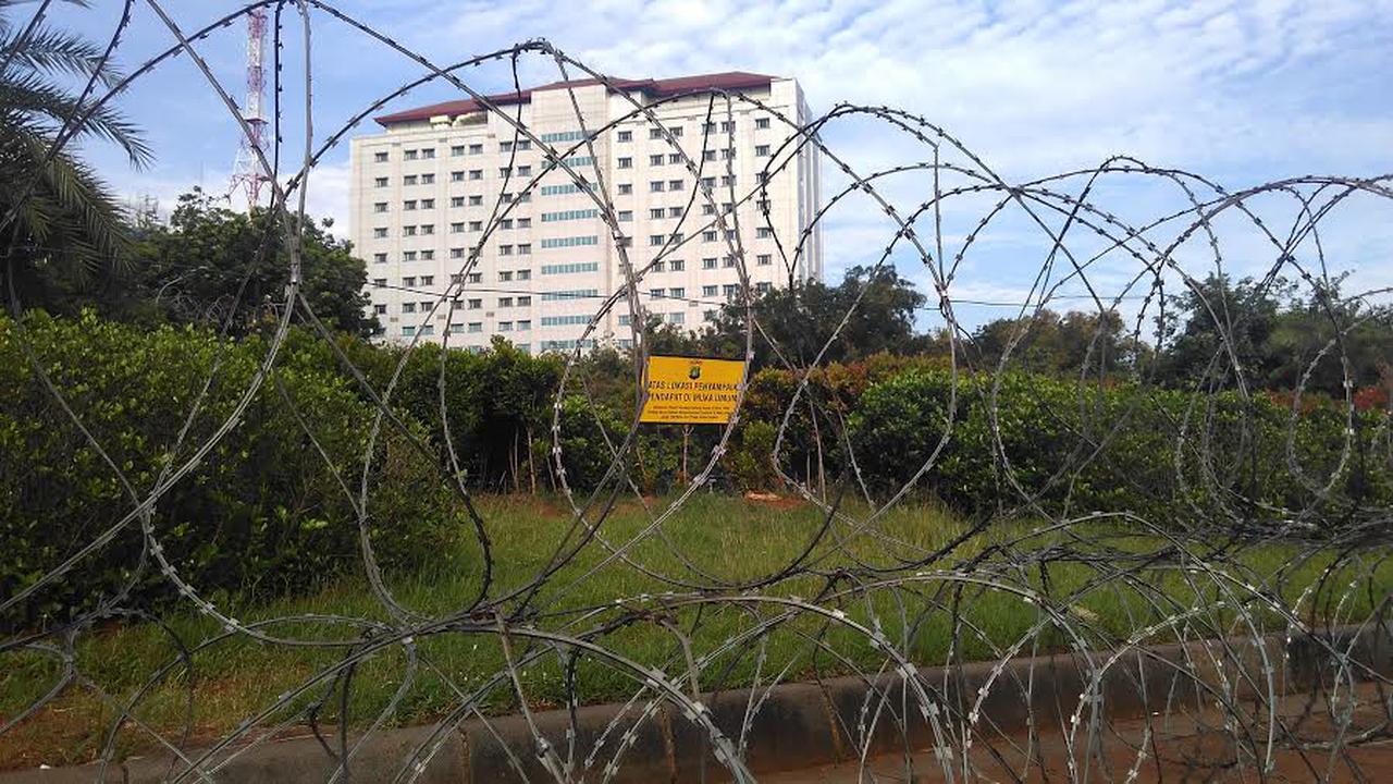 Kawat berduri cegah demonstrasi depan Istana Presiden