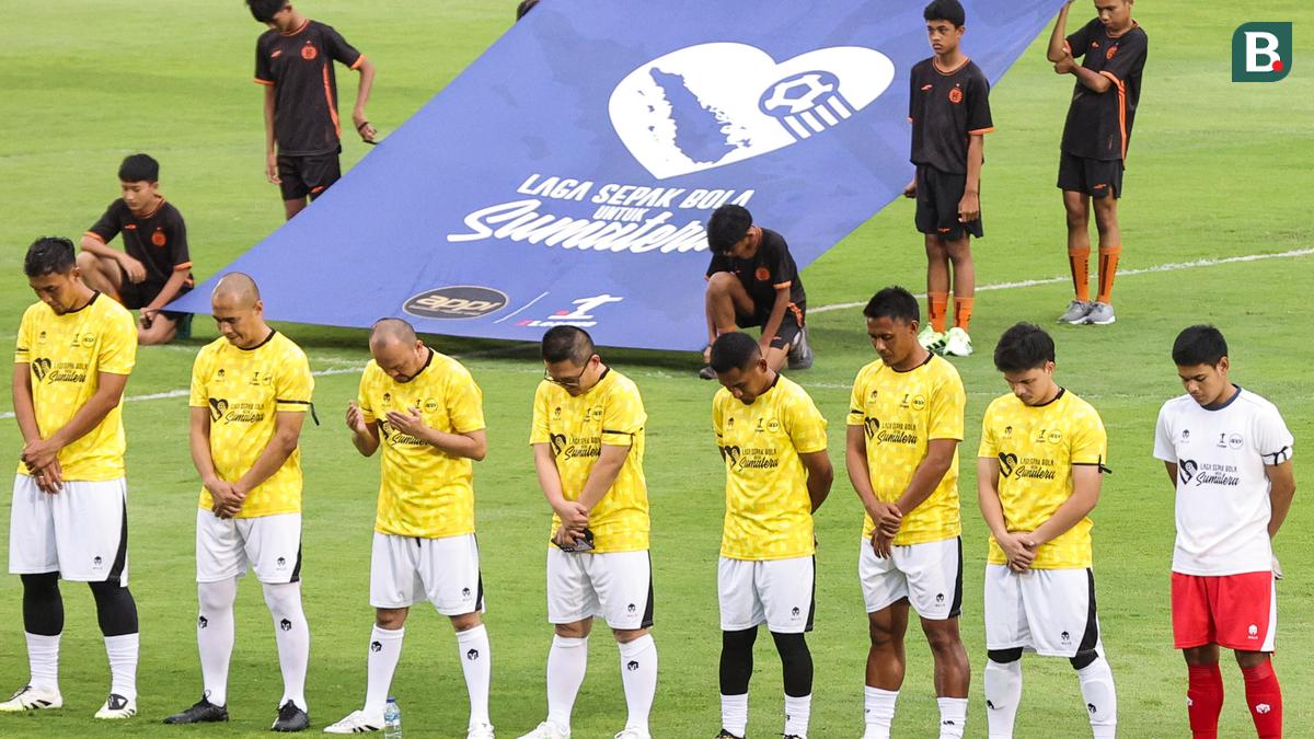 Hasil Lelang Jersey di Laga Amal untuk Sumatra Tembus Rp232 Juta