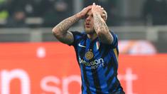 Drama empat gol mewarnai laga Inter Milan kontra Bologna yang berakhir dengan skor imbang 2-2 pada laga tunda pekan ke-19 Liga Italia di Stadion Giuseppe Meazza, Kamis (16/1/2025) dini hari WIB. (AP Photo/Luca Bruno)
