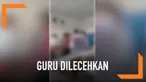 Beberapa murid di sebuah SMP nekat melecehkan gurunya sendiri di kelas. Mereka mengajak berjoget dan menyawer sang guru.