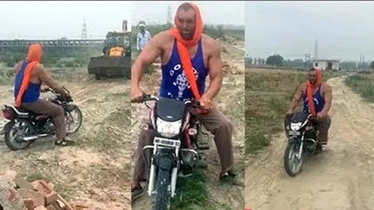 Mantan Pegulat WWE The Great Khali Offroad Pakai Motor 100cc (Cartoq)