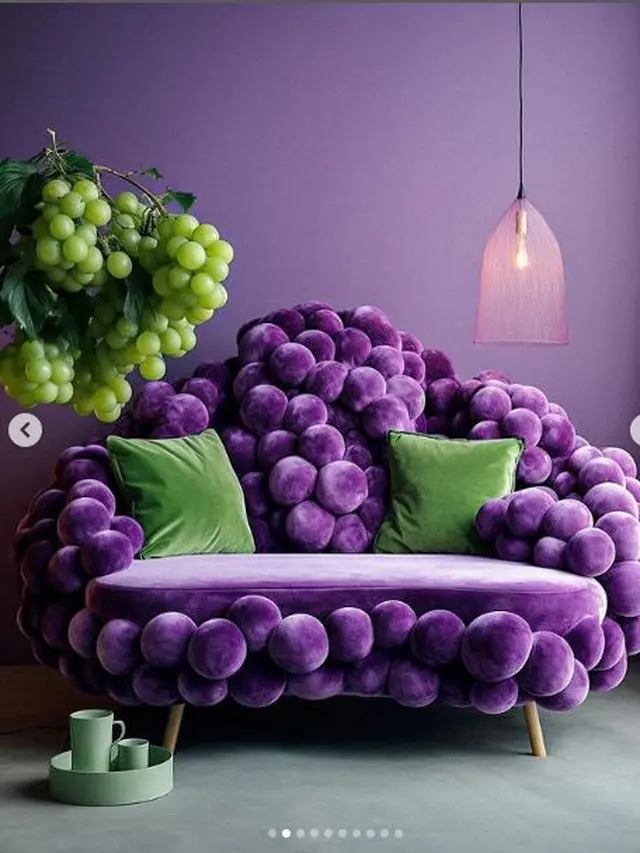 6 Sofa dengan Desain Buah-Buahan Ini Tampak Unik dan Estetik, Bikin Lapar Lihatnya