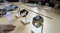 Tampilan Huawei Watch Fit 3, smartwatch dengan bentuk kotak pertama dari Huawei kini rilis dengan banderol harga Rp 2 juta (Liputan6.com/ Agustin Setyo Wardani)