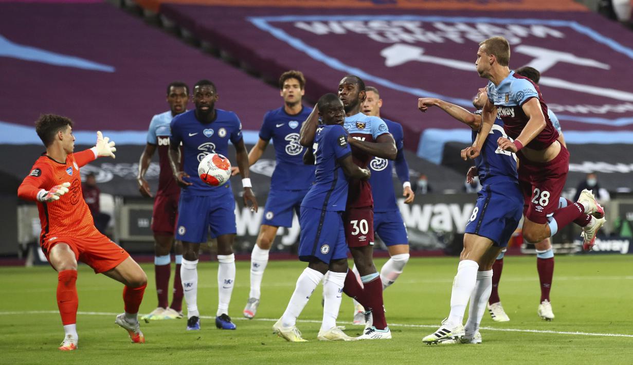 Foto Chelsea Tumbang Di Markas West Ham United Bola Liputan6 Com