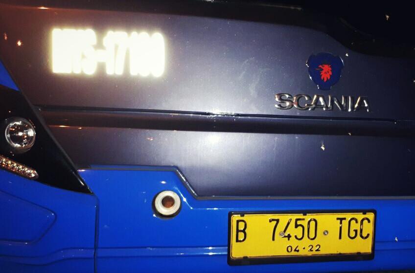 Pencurian Bus Transjakarta (Liputan6.com/ Fajar Eko Nugroho)