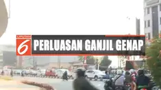Sosialisasi masih belum dilakukan di jalan-jalan yang nantinya akan diberlakukan ganjil genap.