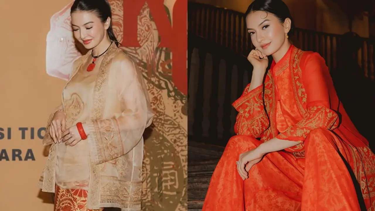 Beda Pesona Menawan Raline Shah dalam Balutan Busana Bergaya Peranakan