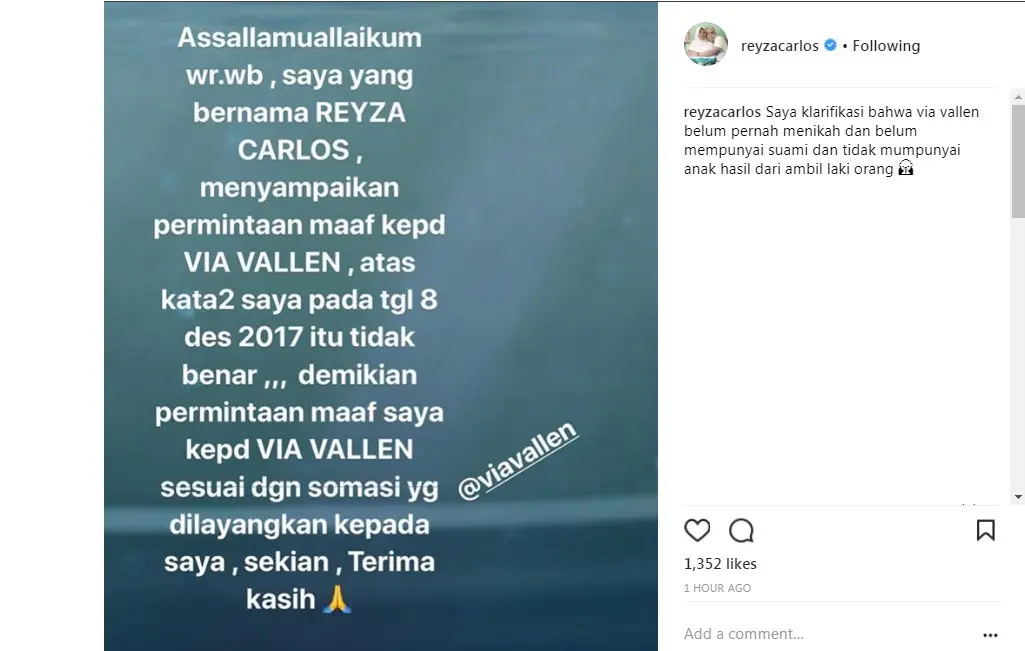 Makeup artist Ayu Ting Ting berdoa agar segera selesai permasalahannya dengan Via Vallen (Foto: Instagram)