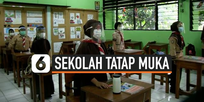 VIDEO: Suasana Sekolah Tatap Muka di DKI, Murid Dibatasi dan Wajib Patuhi Prokes