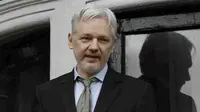 Pendiri Wikileks, Julian Assange, tertahan selama enam tahun di Kedutaan Besar Ekuador di London, Inggris (AP/Kirsty Wiggiesworth)