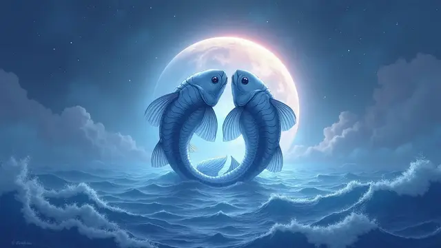 logo zodiak pisces