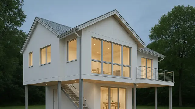 Model Rumah Panggung Bergaya Modern (Foto: ChatGPT)