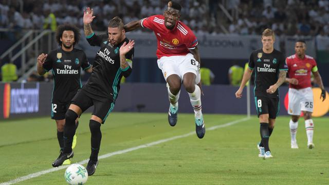 FOTO: Real Madrid Terlalu Tangguh untuk Manchester United