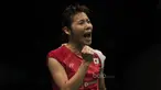 Tunggal putri Jepang, Sayaka Sato, menjadi juara Indonesia Open usai mengalahkan tunggal Korsel, Sung Ji-hyun di JCC, Jakarta, Minggu (19/6/2017). Sayaka Sato menang dengan skor 21-13, 17-21, dan 21-14. (Bola.com/Vitalis Yogi Trisna)