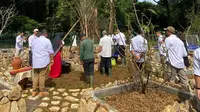 Jelang libur Lebaran, Kebun Raya Bogor menghadirkan wahana edukasi baru Taman Tumbuhan Quran. (Foto: Liputan6.com/Achmad Sudarno).