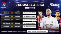 Jadwal Live Streaming Liga Spanyol Pekan Ini di Vidio: Peluang Atletico Kembali Jauhi Real Madrid dan Barcelona