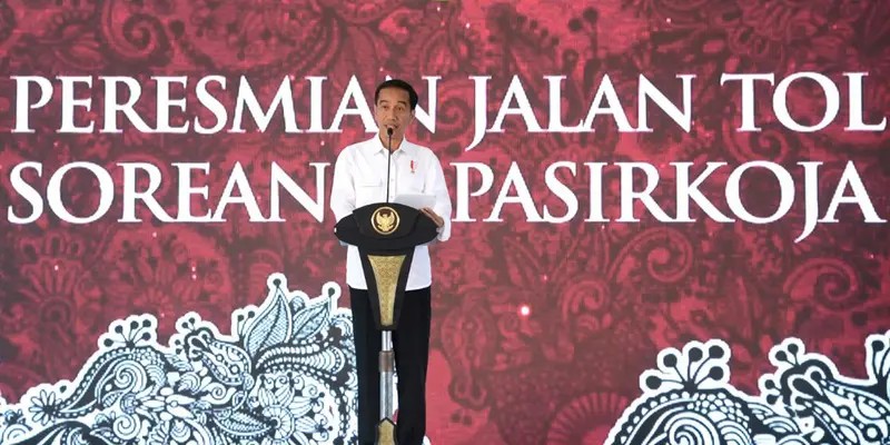 Presiden Jokowi Resmikan Tol Soroja